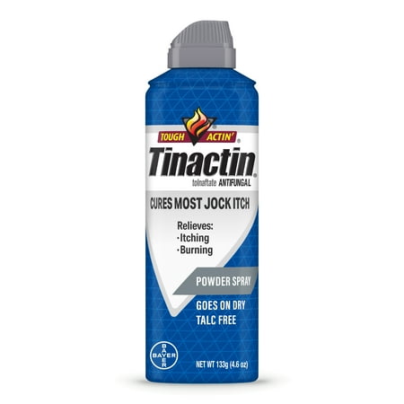 Tinactin Jock Itch Treatment Antifungal Powder Spray, 4.6 oz