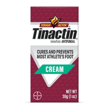 Tinactin Tolnaftate Athlete's Foot Treatment Antifungal Cream, 30G Tube