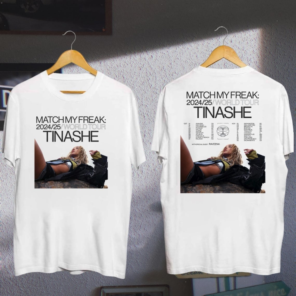 Tinashe Match My Freak World Tour 2024 Shirt, Tinashe 2024 Concert