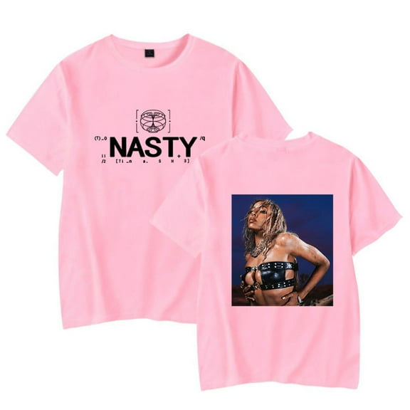 Tinashe Nasty Merch Short Sleeve T-shirt Unisex Fashion Crew Neck Top