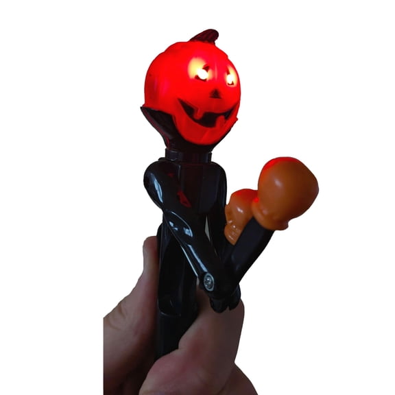 Tinc Pumpkin Halloween Light Up Boxing Pen, Black & Orange - Fun pen for all ages!