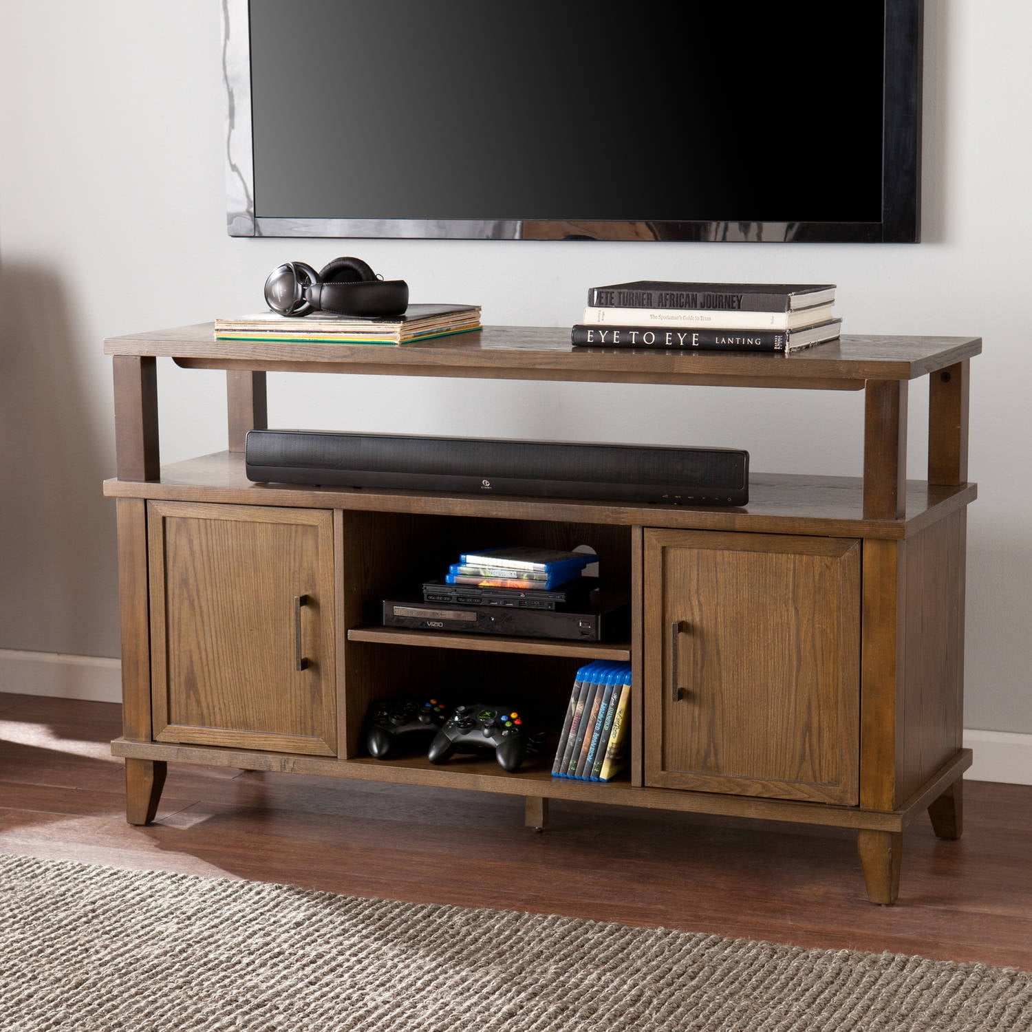 Tinder Weathered Grey Oak TV Stand for TVs up to 48"