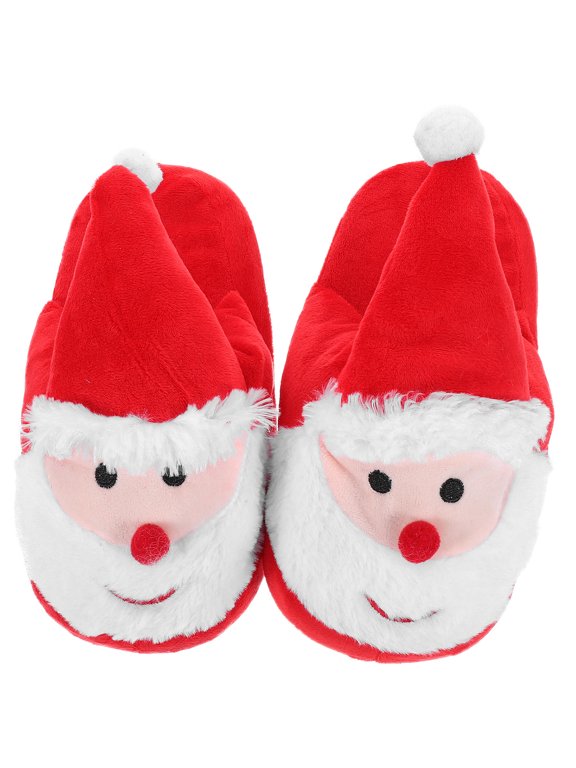 Christmas Santa Slippers Multi Color Tpr Soles Non-Slip Mute for Unisex