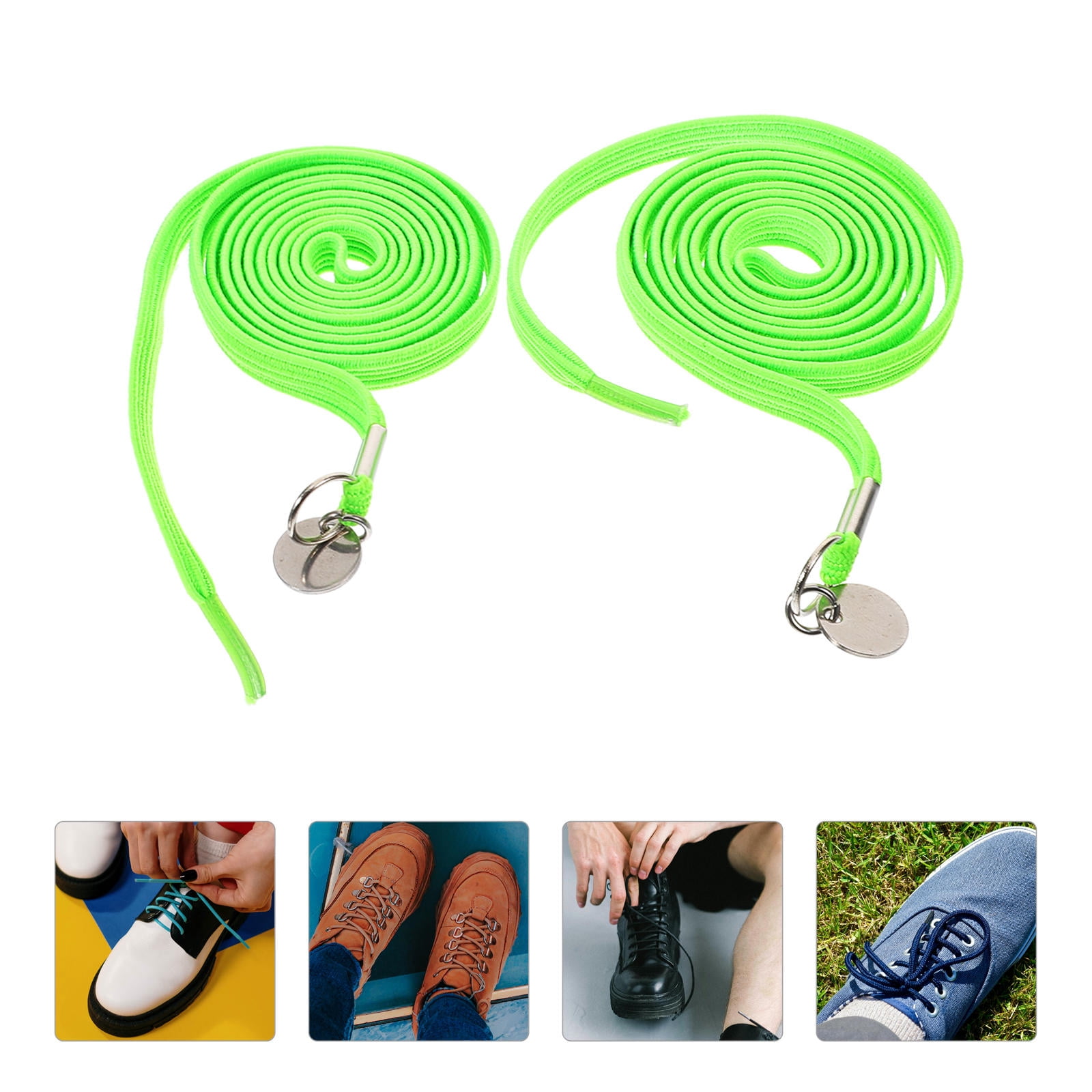 Picture of Tineasur Elastic Shoe Laces for Sneakers and Running Shoes, Easy to ...