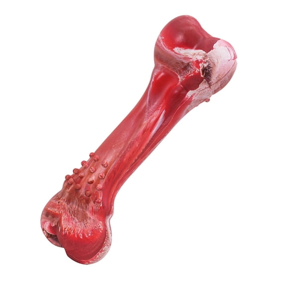 Tineasur Red Rubber Dog Chew Toy for Aggressive Chewers, Interactive Plaything, 1 Piece