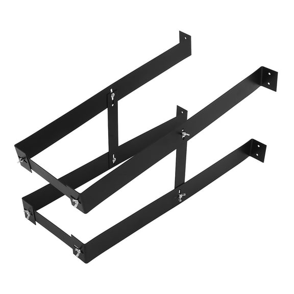 Tineasur Adjustable PC Mount Black Carbon Steel Computer Case Holder for Desk Use, and Sturdy 1 Set