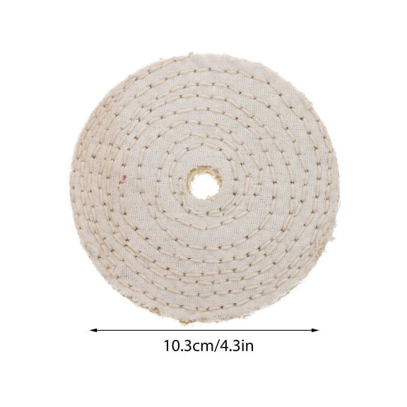 Tineasur 1Set Polishing Wheel for Drill Car Wax Buffer Made with Premium Cotton for Car Detailing and Metal Polishing