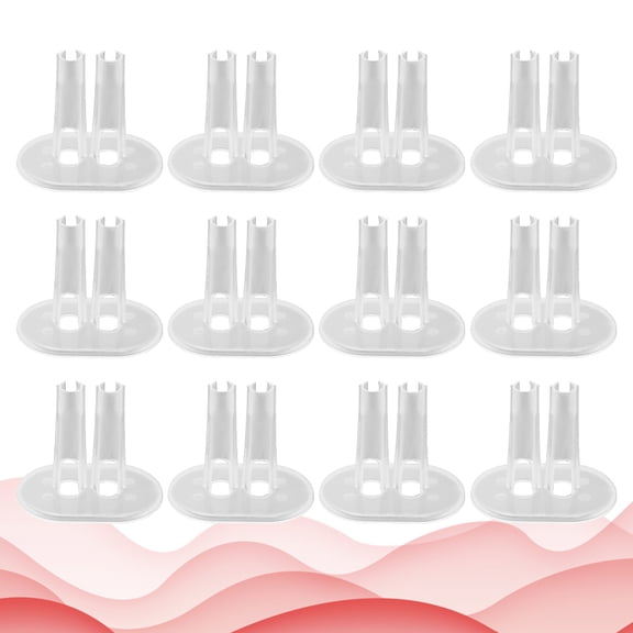 Tineasur 1 Set Puppet Stand Transparent Plastic Holder for Display Dolls