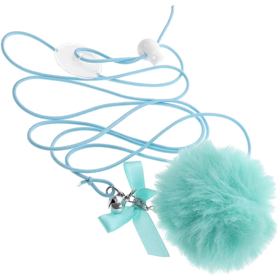 Tineasur Sky Blue Door Hanging Cat Plaything Plush Material Lightweight Cat Accessory