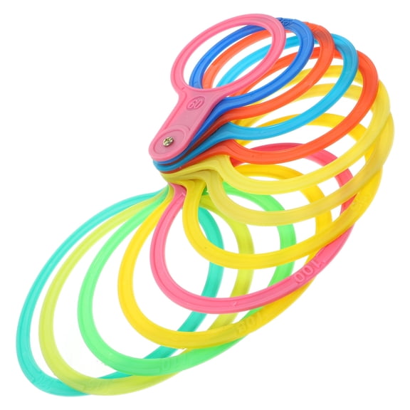 Tineasur Measuring Rulers Circle Stencil Fruit Diameter Measuring Circle 1 Set