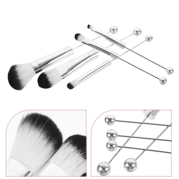 Tineasur Travel Makeup Brush Set Soft Bristles 1 Set