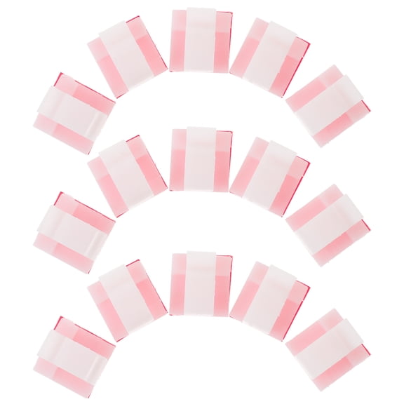 Tineasur 100Pcs Self Adhesive Cable Clips White Flat Wire Organizer for Home and Car Cord Management