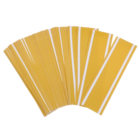 Tineasur 100Pcs Self Adhesive Napkin Bands Golden Color for Home Use and Events