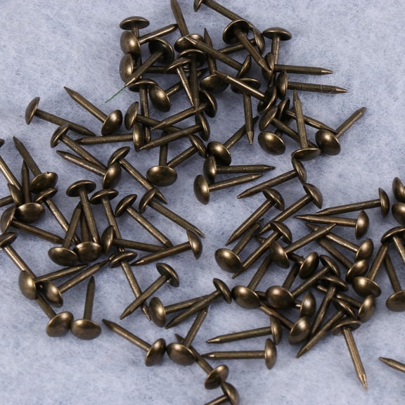Tineasur Brass Tack for Sofa and Chair Decoration 100Pcs