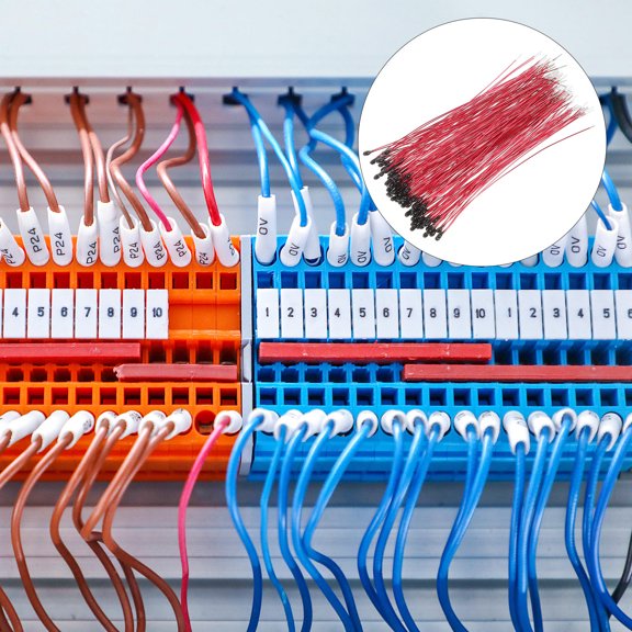Tineasur 100Pcs Thermistor Resistors for Air Conditioning Heating Systems Temperature Sensors