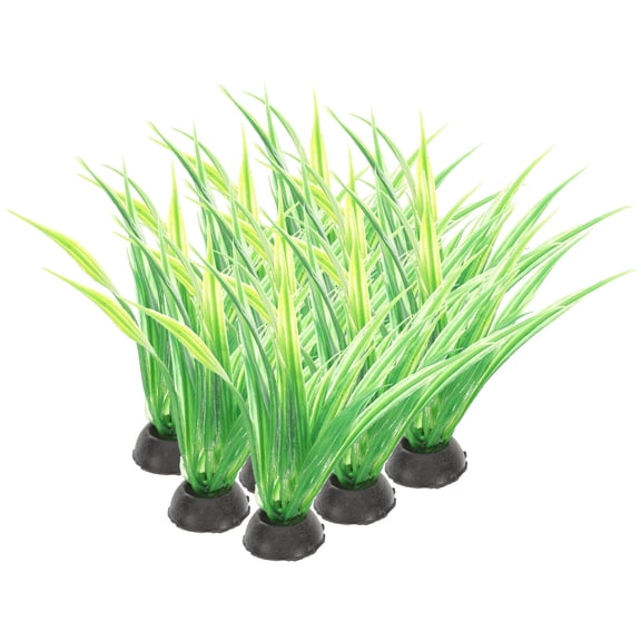 Tineasur Plastic Aquarium Grass Decorations for Fish Tanks, Ideal Home Aquarium Ornaments and Essential Fish Accessories