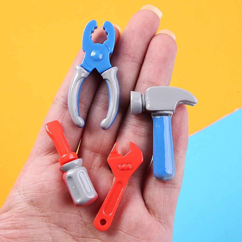 Tineasur 10Pcs Mini Tool Toy Set Assorted Color Plastic Educational Toy ...