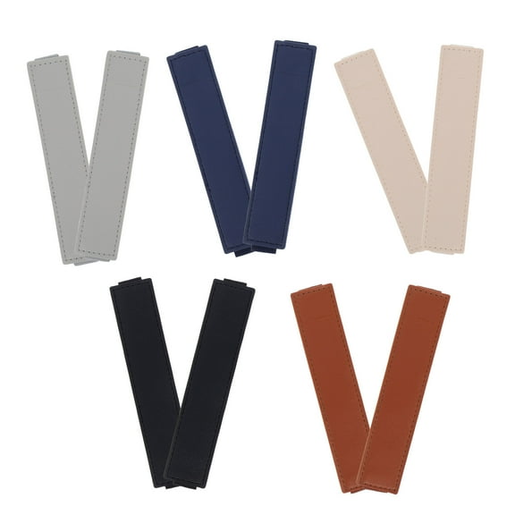 Tineasur Book Binder Strap PU Elastic Holder 10Pcs