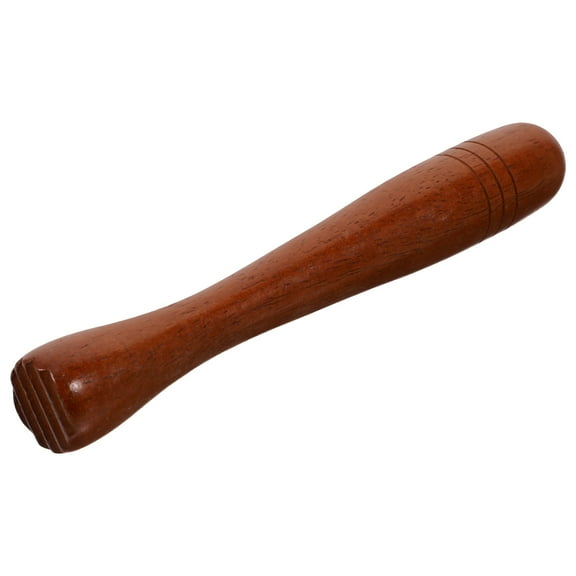 Tineasur Bamboo Muddler Dark Red Multi-Functional for Home Cocktail Mixing and Ice Crushing