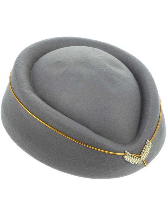 Beret Cap for Women Stewardess Beret Hat Flight Attendant Air Hostess Hat