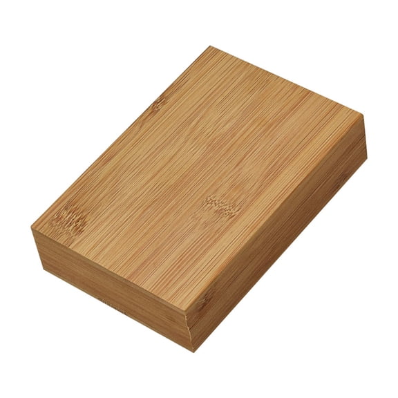 Tineasur Wooden Tea Cake Storage Box in Light Brown, Thick Material with Breathable Design, Single Piece Container