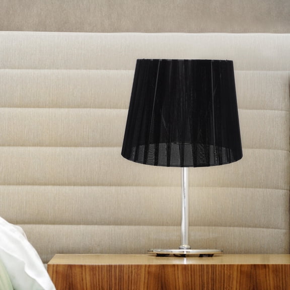 Tineasur Farmhouse Drum Lamp Shades Lampshade Organza Ribbon 1Pcs