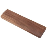Tineasur Solid Wood Keyboard Wrist Rest Coffee Color Lightweight Portable for Home Office