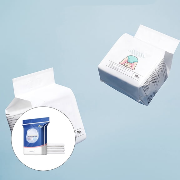 Tineasur 1Pack Woman Postpartum Waterproof Disposable Bed Pads with Fluid Lead Embossing