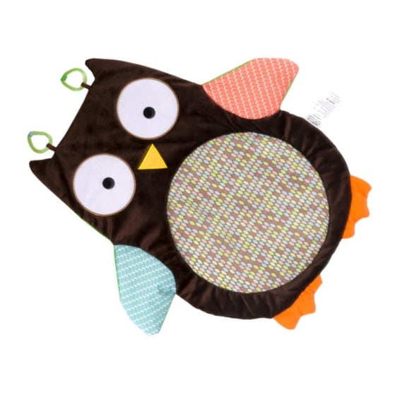 Tineasur 1Pc Assorted Color Owl Pattern Climb Mat Soft Non Slip Floor Pad for Crawling Use
