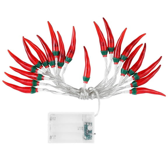 Tineasur 1Pc Red String Lights for Indoor and Outdoor Festive Home Decorations and Party Lighting