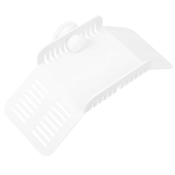 Tineasur 1Pc White Plastic Tortoise Resting Terrace with Food Table for Pet Aquarium and Fish Tank