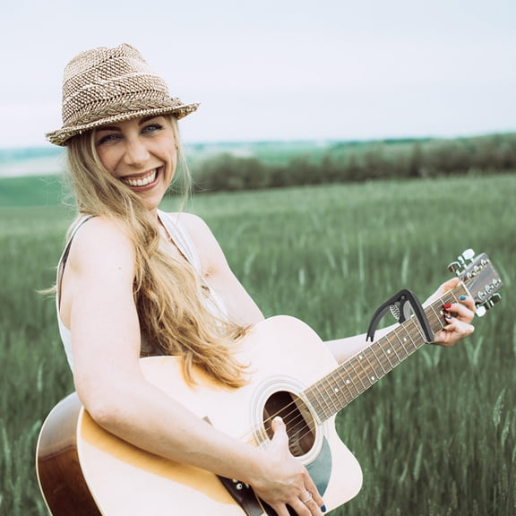 Tineasur Portable Guitar Capo for Acoustic and Electric Guitars Easy to Use and Carry