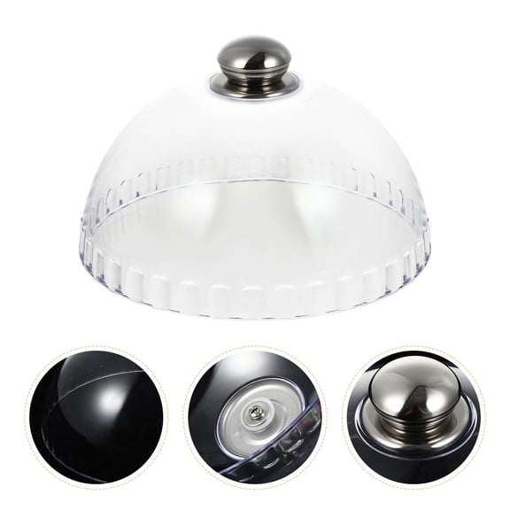 Tineasur Clear Plastic Cake Cover - Modern Design for Home Kitchen Use