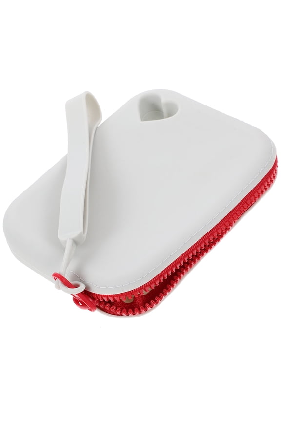 Silicone Change Purse with Zipper Small Wallet for Everyday Use and Convenient Carry