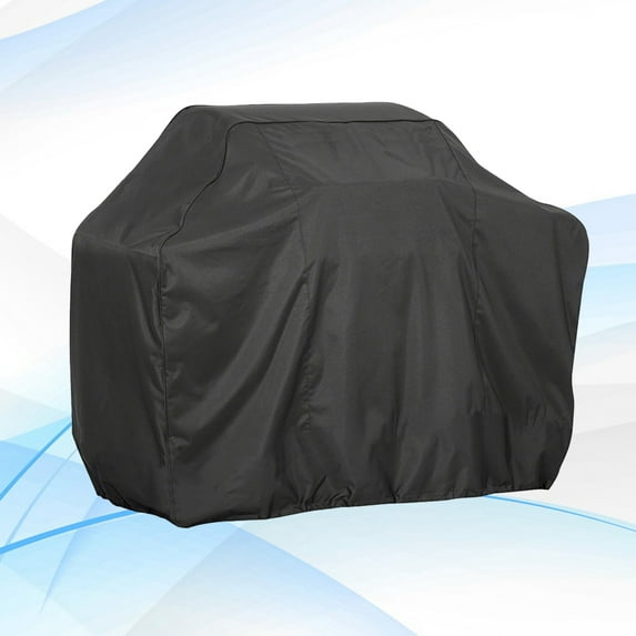 Tineasur Outdoor Grilling Accessories BBQ Grill Cover Black Protective 1Set