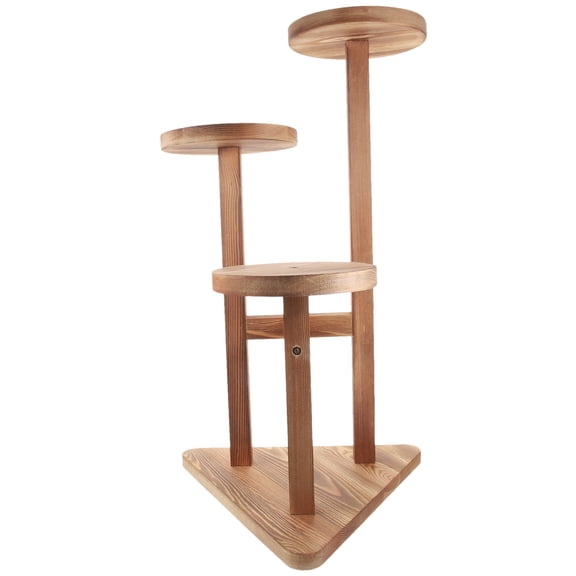 Tineasur Tiered Planter Stand Plant Holder Wood Stable Structure Gardening 1Pcs