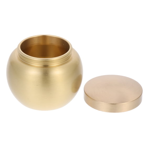 Tineasur Small Golden Copper Pet Cinerary Casket for Lasting Memories
