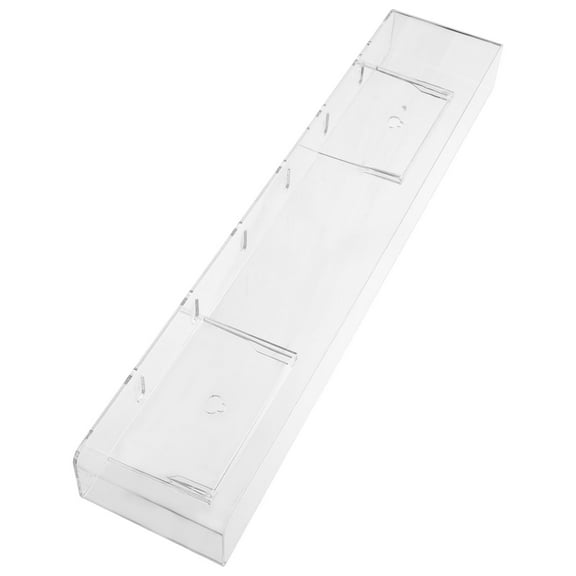 Tineasur Transparent Acrylic Cd Storage Rack Decorative Dvd Stand Rack for Desktop Storage and Home Display