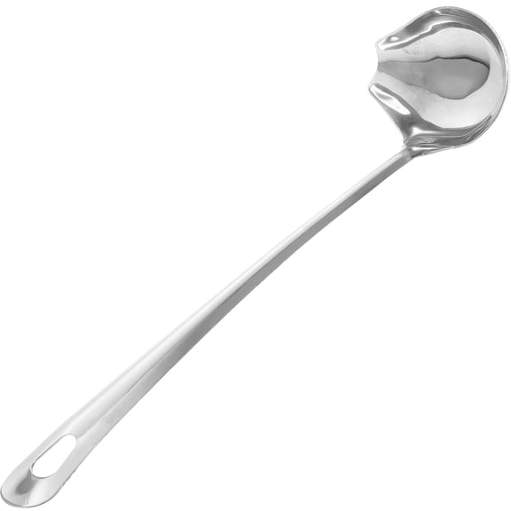 Tineasur 1Pc Stainless Steel Silverware Sauce Spoon Fine Workmanship for Kitchen and Dining