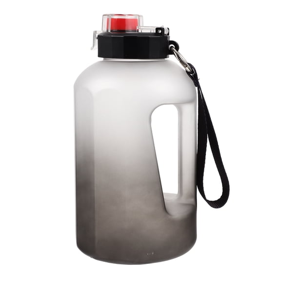 Tineasur Back to School Lightweight Water Bottle Water Bottle Gradient Black PC 1Pack