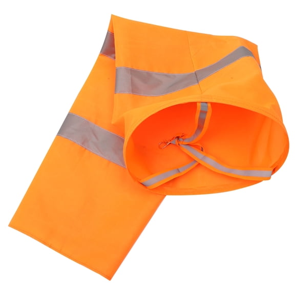 Tineasur Rainproof Windsock Orange Oxford Cloth Outdoor Use Reflective Wind Direction Indicator