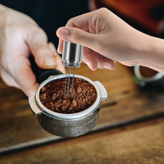 Tineasur Coffee Distributor Tool Silver 1Set