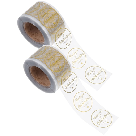 Tineasur Round T You Stickers for Box Anti Wear Material 1000 Stickers