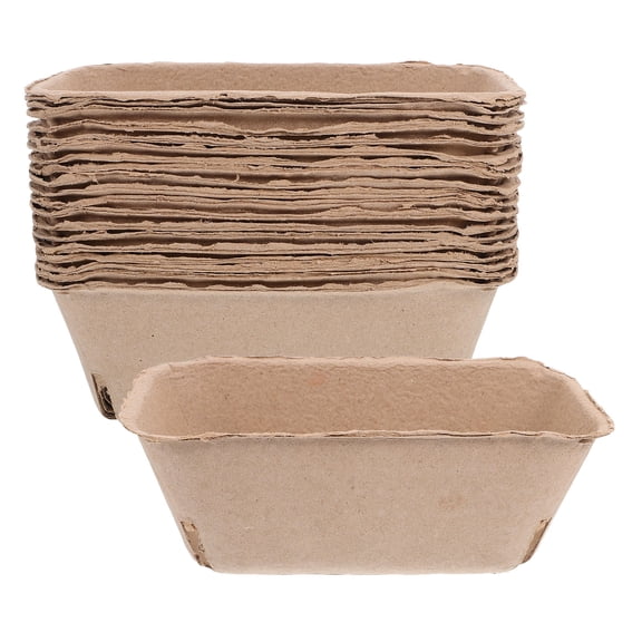 Tineasur 20Pcs Produce Storage Bin Paper Pulp Unique Shape Indoor Use General Users