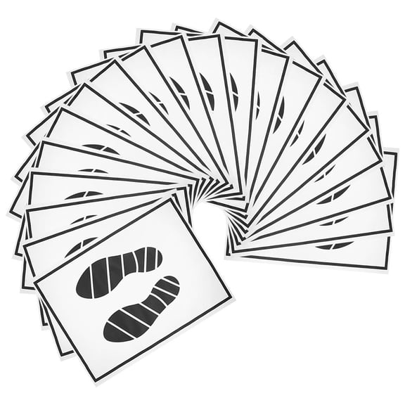 Tineasur Car Disposable Floor Mat Paper Multi 20pcs
