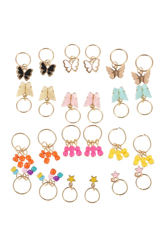 Hair Jewels 24Pcs Zinc Alloy Fashionable Design Hair Decoration for Women Wedding