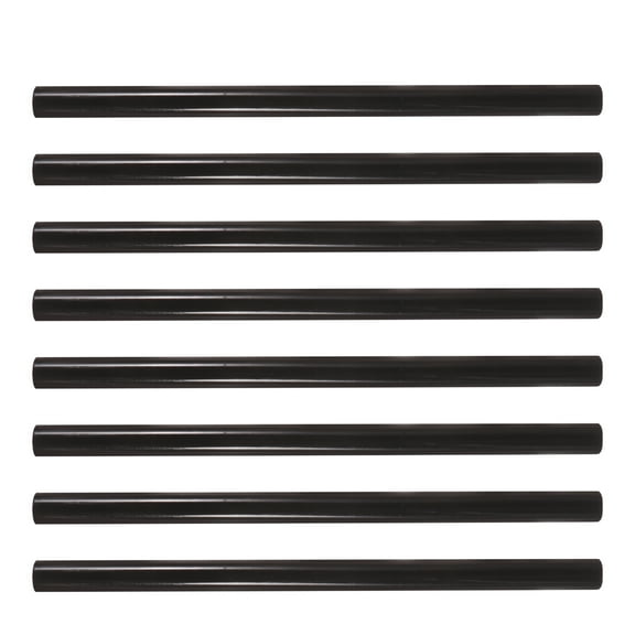 Tineasur 24Pcs Black Hot Adhesive Glue Sticks No Odor Flexible Crafting Supplies