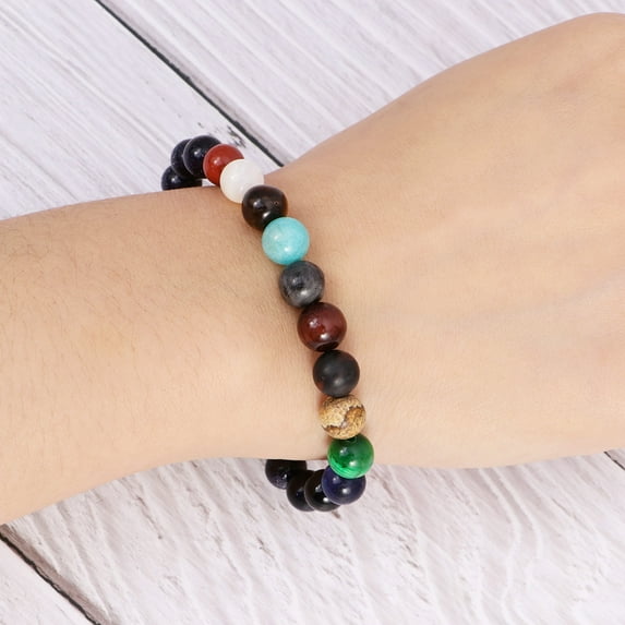 Tineasur 2Pcs Solar System Universe Bracelets Unisex Adjustable Style for Everyday Wear