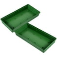 thumbnail image 1 of Tineasur Green Floral Foam Tray 2-Pack Plastic Base for Easy Plant Arrangements and Wedding Decoration Supplies, 1 of 5
