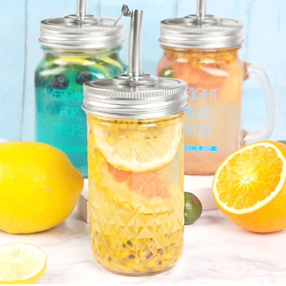 Tineasur Silver Stainless Steel Jar Pour Spout for Accurate Pouring 2Pcs